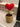 Heart crush floral pot