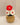 Red forget me not flower pot